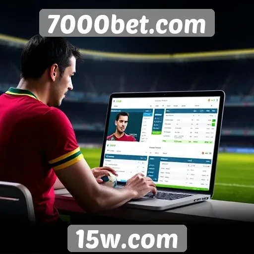 Facilidade de navegação no site 7000bet.com